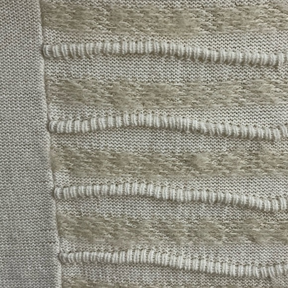 Soft Surroundings Cotton Knit Cowl Neck Sweater Tunic Cream Size Medium - Picture 5 of 12